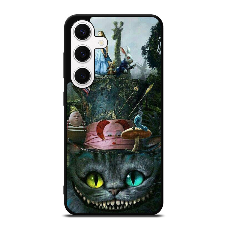 ALICE IN WONDERLAND CAT Samsung Galaxy S24 Case