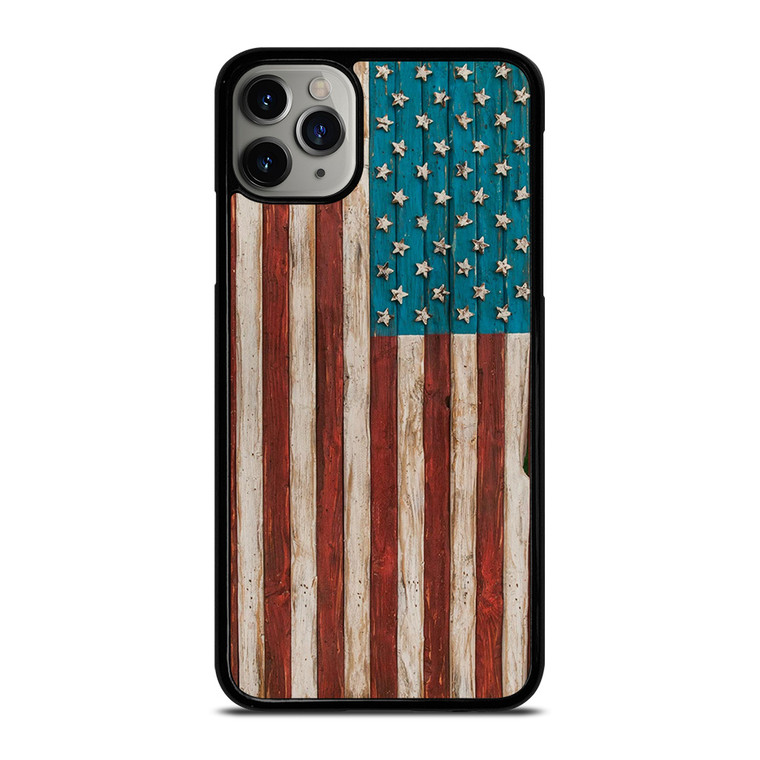 AMERICAN FLAG USA WOOD 2 iPhone 11 Pro Max Case AMERICAN FLAG USA WOOD 2 iPhone 11 Pro Max Case