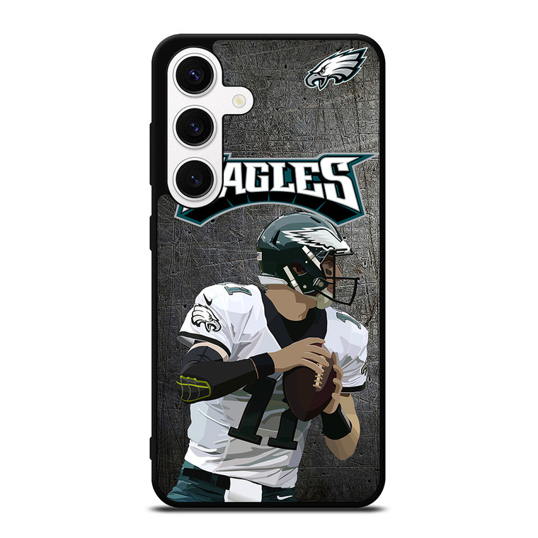 CARSON WENTZ PHILADELPHIA EAGLES 3 Samsung Galaxy S24 Case