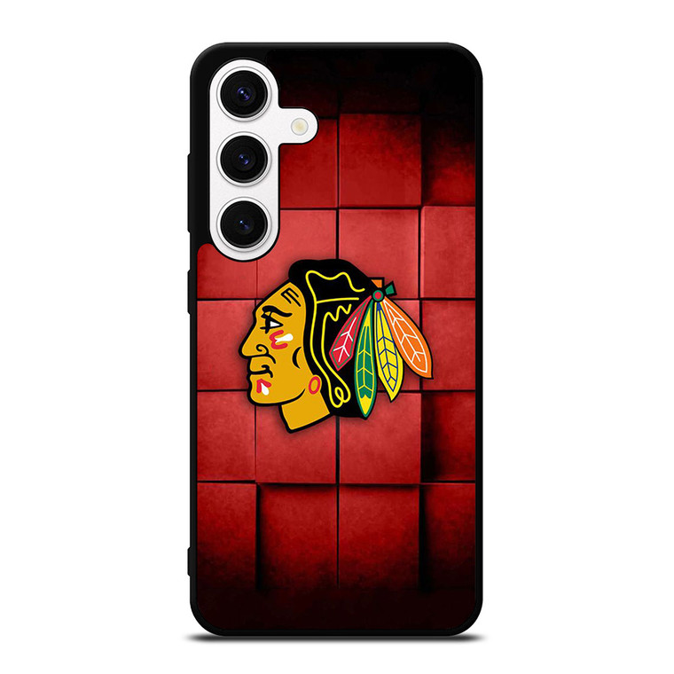 CHICAGO BLACKHAWKS FOOTBALL LOGO ICON Samsung Galaxy S24 Case