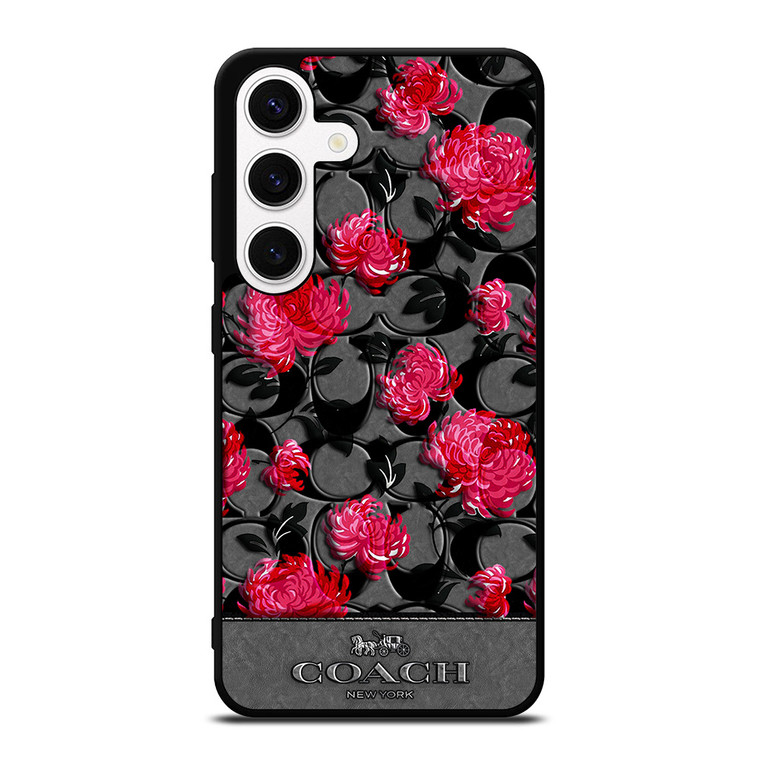 COACH NEW YORK FLOWER 3 Samsung Galaxy S24 Case