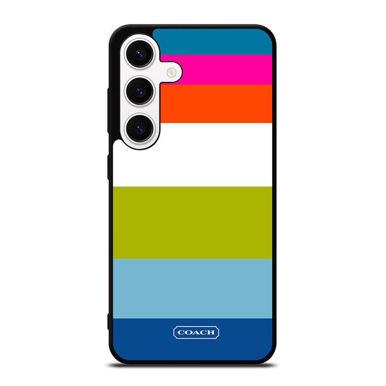 COACH NEW YORK STRIPE Samsung Galaxy S24 Case