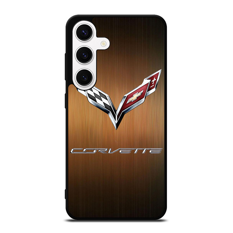 CORVETTE WOODEN LOGO Samsung Galaxy S24 Case