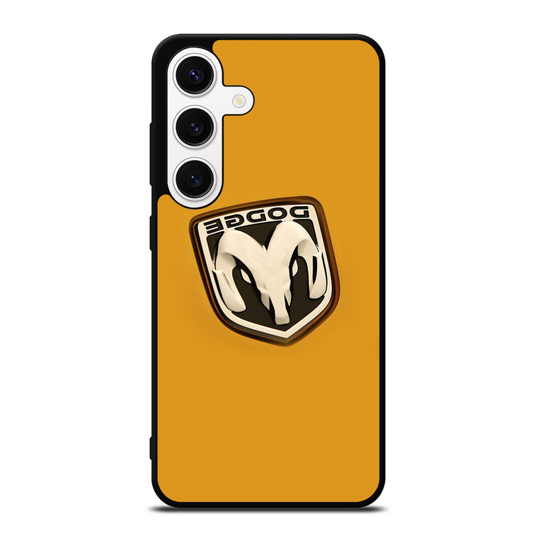 DODGE CAR LOGO YELLOW Samsung Galaxy S24 Case