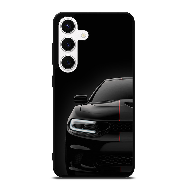 DODGE CHALLENGER BLACK Samsung Galaxy S24 Case