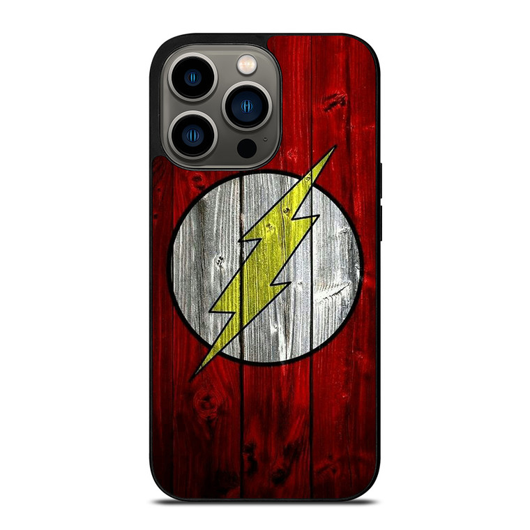 THE FLASH WOODEN iPhone 13 Pro Case