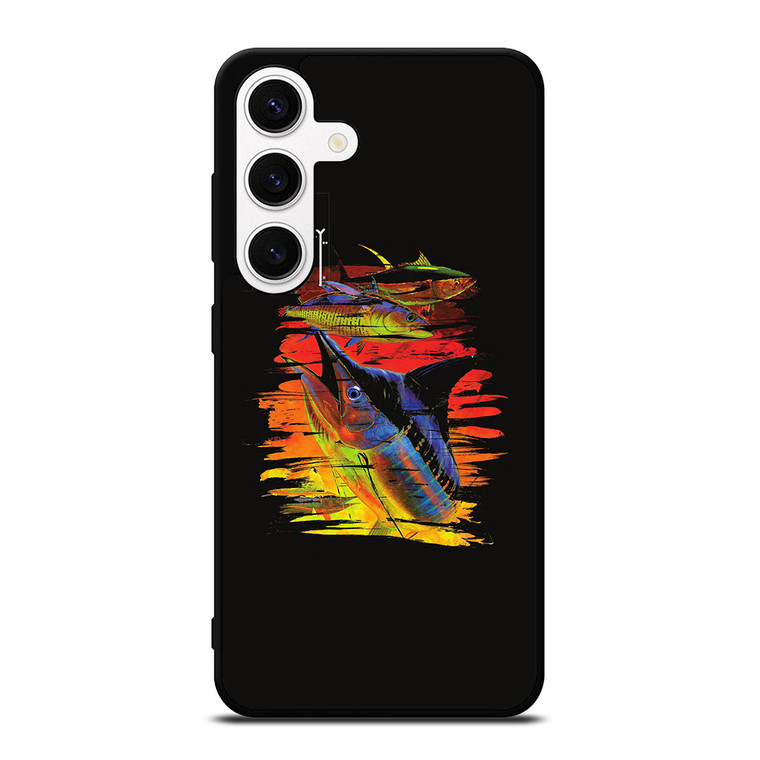 GUY HARVEY ISLAND MARLIN BOAT Samsung Galaxy S24 Case