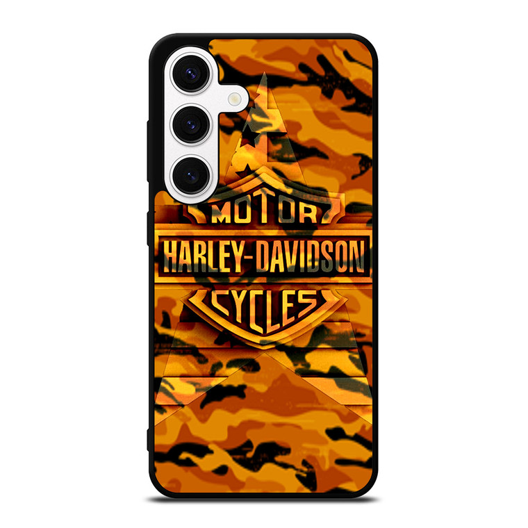 HARLEY DAVIDSON CAMO ORANGE Samsung Galaxy S24 Case