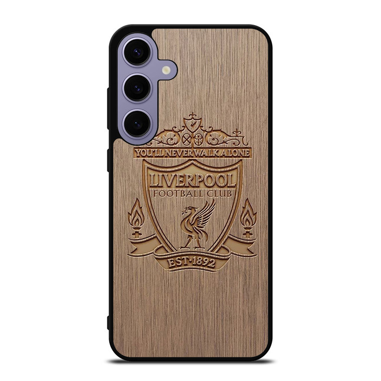 LIVERPOOL FC FOOTBALL CLUB WOODEN LOGO Samsung Galaxy S24 Case