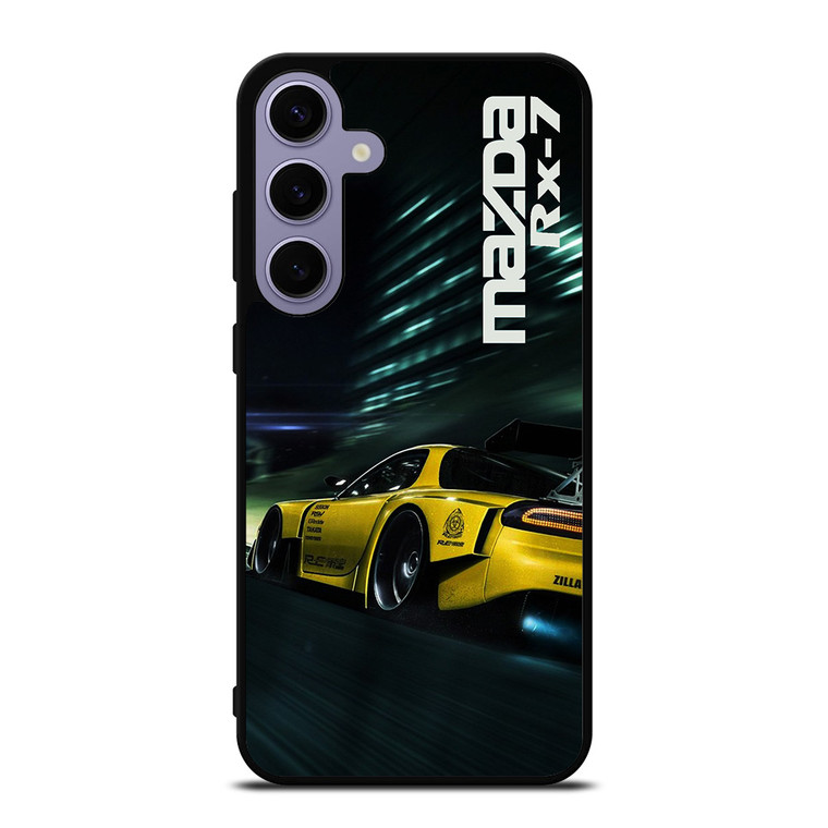 MAZDA RX7 SPEEDRACER YELLOW Samsung Galaxy S24 Case