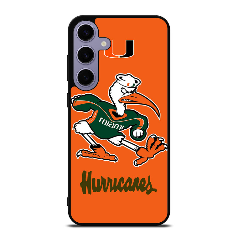 MIAMI HURRICANES LOGO Samsung Galaxy S24 Case