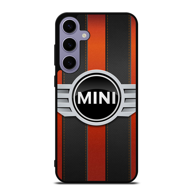 MINI COPER LOGO BLACK RED STRIPES Samsung Galaxy S24 Case