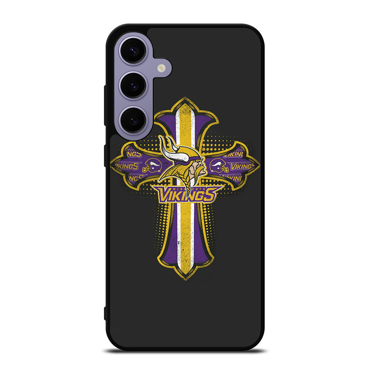 MINNESOTA VIKINGS LOGO CROSS Samsung Galaxy S24 Case
