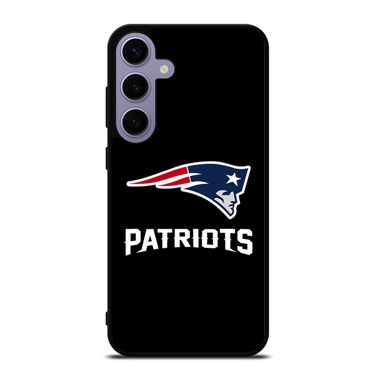 NEW ENGLAND PATRIOTS LOGO BLACK Samsung Galaxy S24 Case