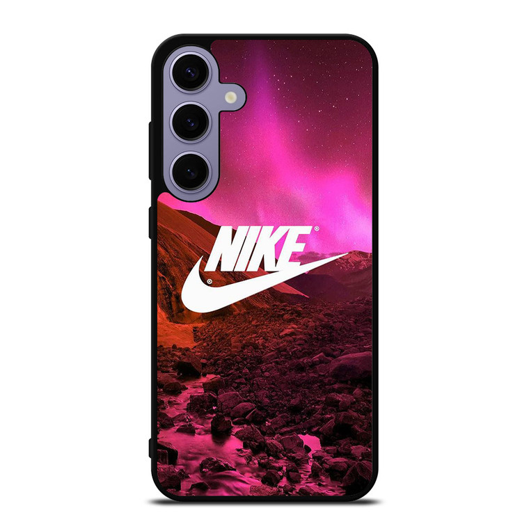 NIKE LOGO AURORA PURPLE Samsung Galaxy S24 Case