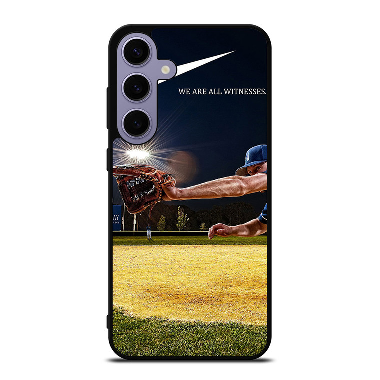 NIKE LOGO WE ARE ALL WITNESSES BASEBALL Samsung Galaxy S24 Case