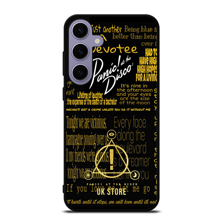 PANIC AT THE DISCO LOGO GOLD Samsung Galaxy S24 Case