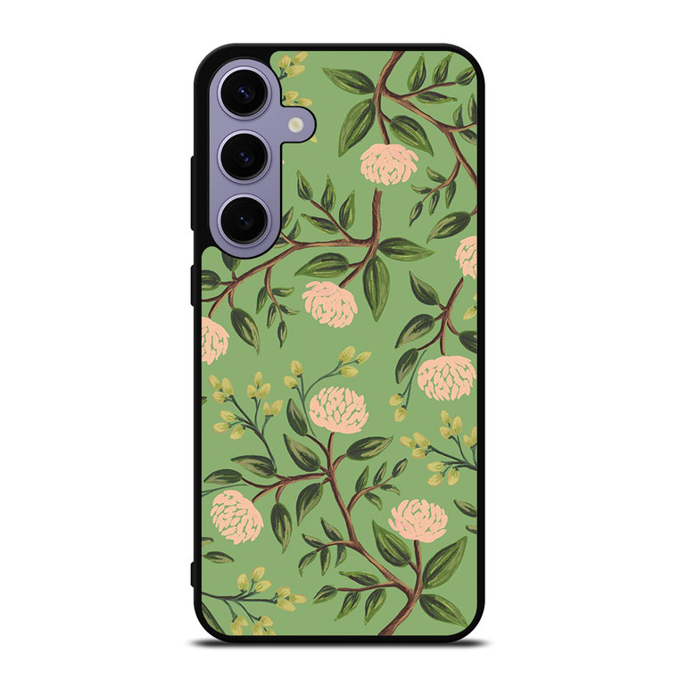 RIFLE PAPER EMERALD PEONIES Samsung Galaxy S24 Case