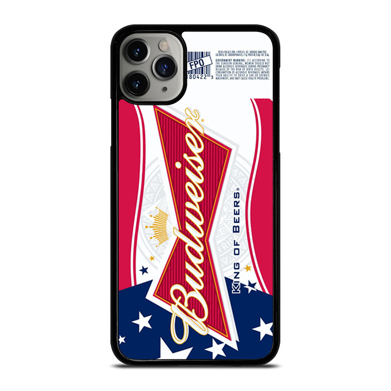 BUDWEISER AMERICAN FLAG LOGO iPhone 11 Pro Max Case