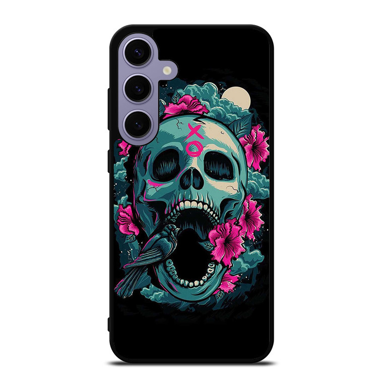 SUGAR SKULL FLOWERS TATTOO Samsung Galaxy S24 Case