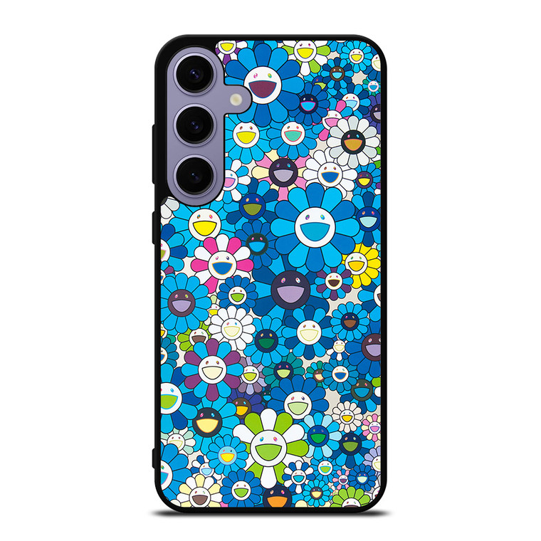 TAKASHI MURAKAMI BLUE FLOWERS Samsung Galaxy S24 Case