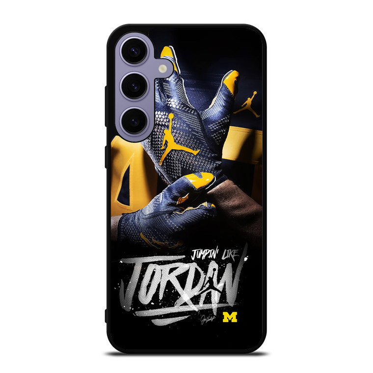 UNIVERSITY OF MICHIGAN AIR JORDAN Samsung Galaxy S24 Case