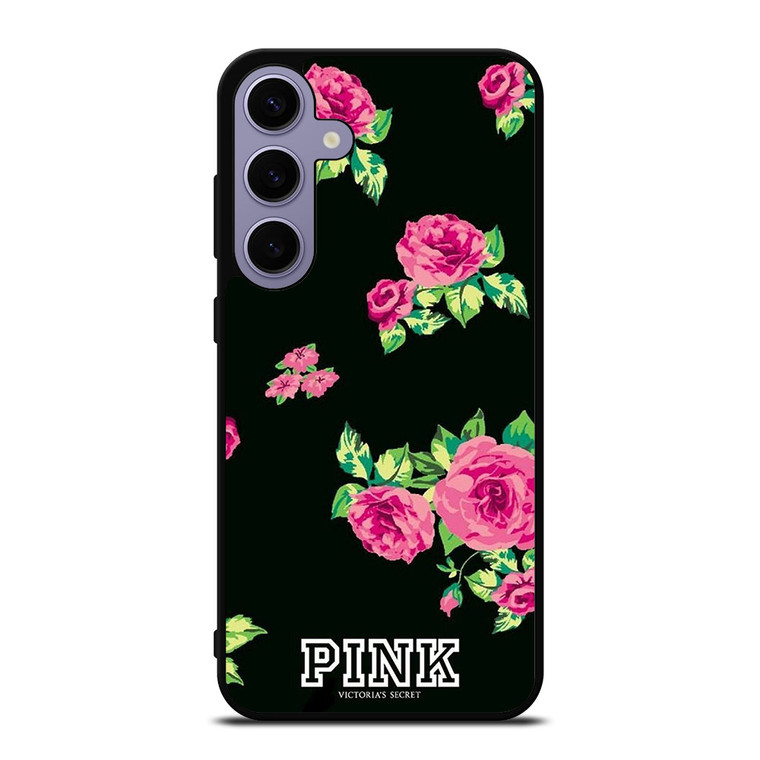 VICTORIA'S SECRET FLORAL PINK Samsung Galaxy S24 Case