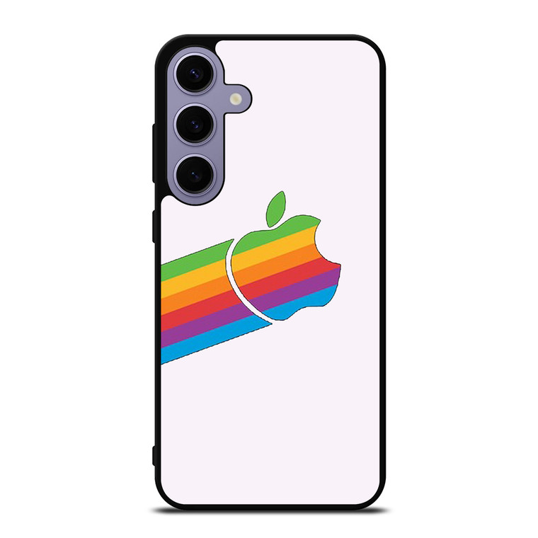 APPLE RETRO DESIGN WHITE Samsung Galaxy S24 Plus Case