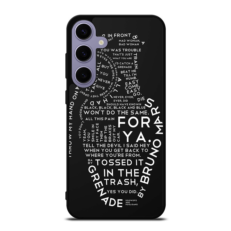BRUNO MARS LYRICS Samsung Galaxy S24 Plus Case