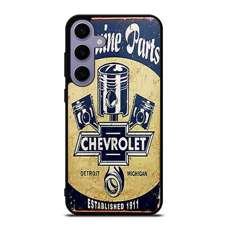 CHEVY RETRO CAR POSTER Samsung Galaxy S24 Plus Case