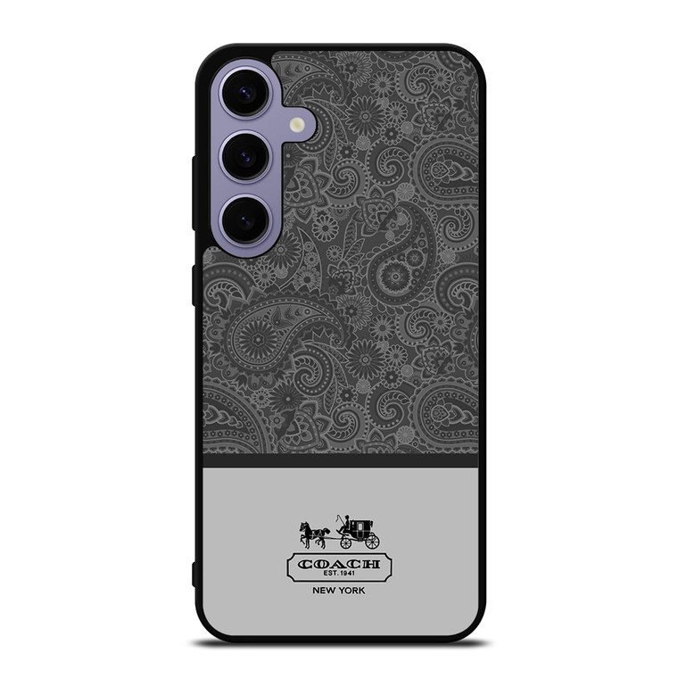 COACH NEW YORK GREY BATIK Samsung Galaxy S24 Plus Case