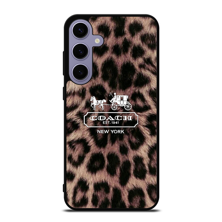 COACH NEW YORK LEOPARD Samsung Galaxy S24 Plus Case