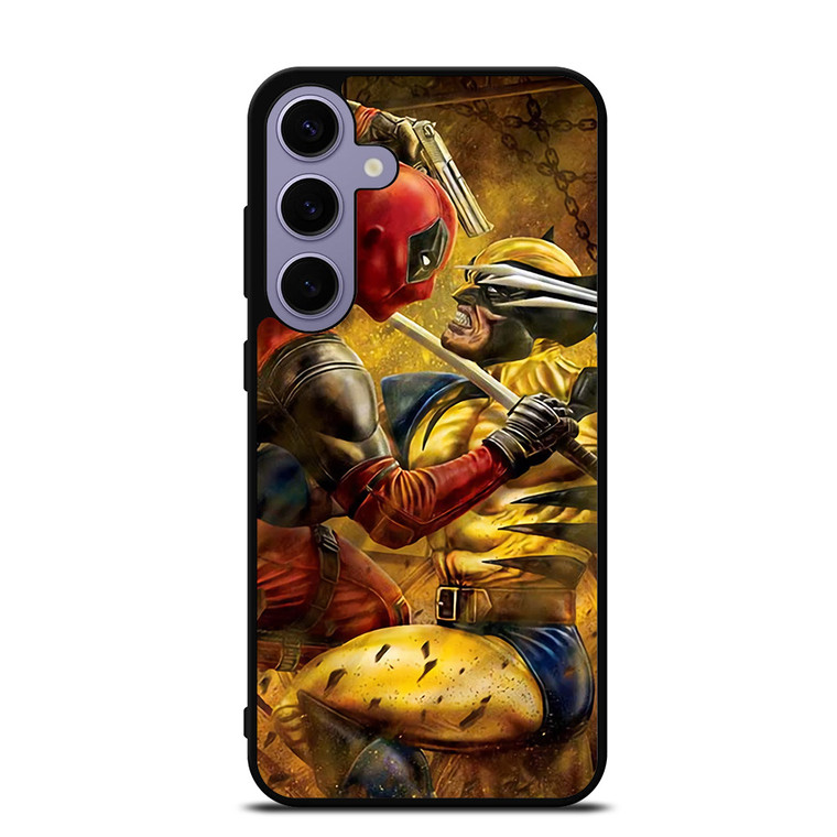 DEADPOOL VS WOLVERINE MARVEL Samsung Galaxy S24 Plus Case