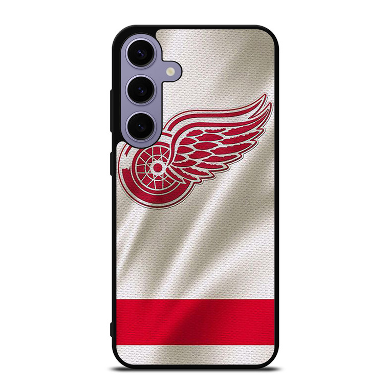 DETROIT RED WINGS HOCKEY TEAM JERSEY LOGO Samsung Galaxy S24 Plus Case