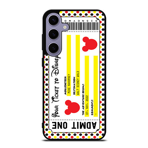 DISNEY WORLD TICKET Samsung Galaxy S24 Plus Case