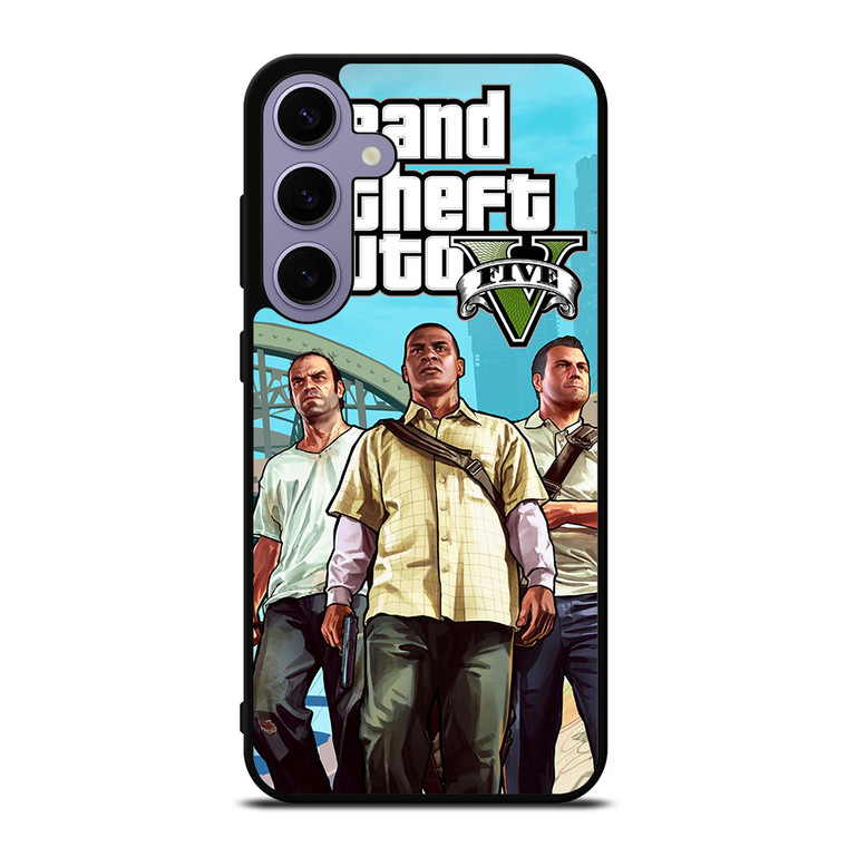 GRAND THEFT AUTO FIVE GTA GAME CHARACTER Samsung Galaxy S24 Plus Case