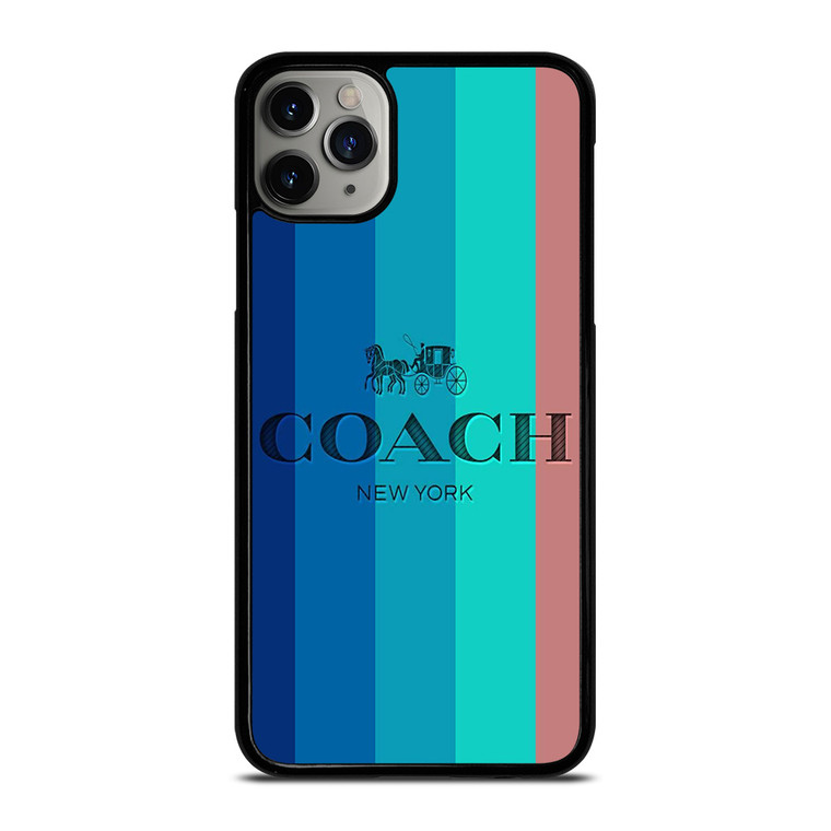 COACH NEW YORK STRIPES iPhone 11 Pro Max Case COACH NEW YORK STRIPES iPhone 11 Pro Max Case