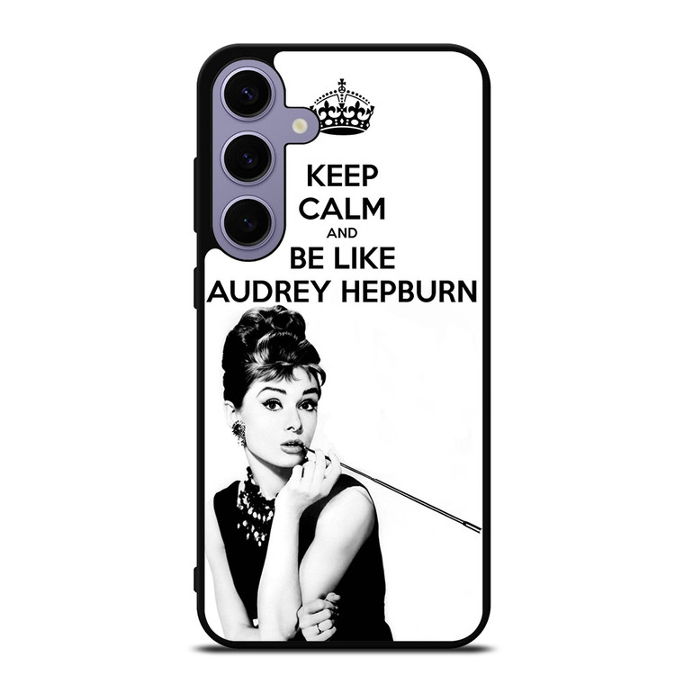 KEEP CALM AUDREY HEPBURN Samsung Galaxy S24 Plus Case
