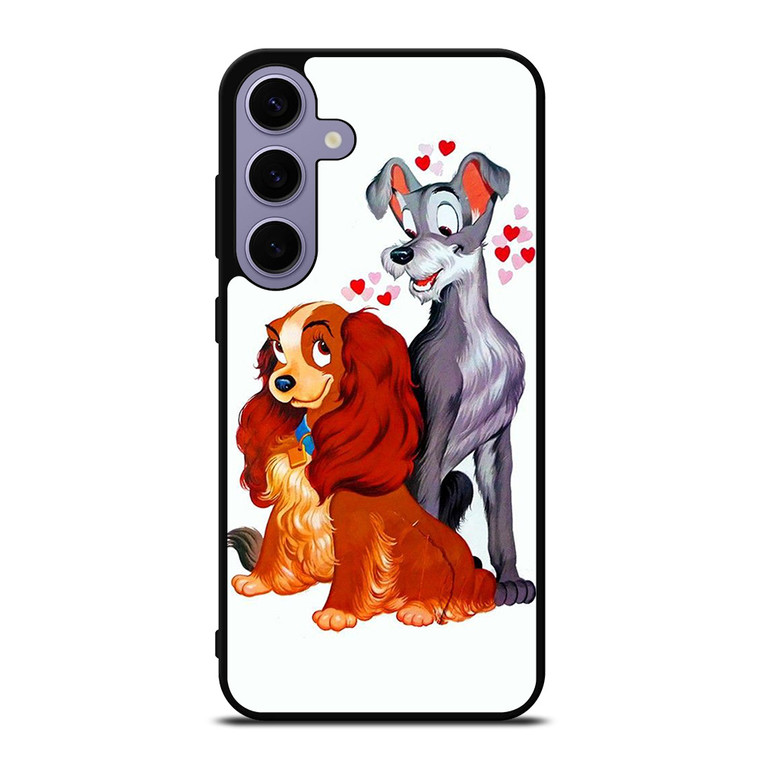 LADY AND THE TRAMP DISNEY CARTOON PAINTING Samsung Galaxy S24 Plus Case