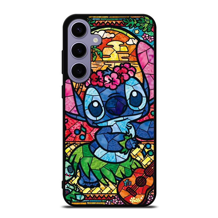LILO & STITCH STAINED GLASS Samsung Galaxy S24 Plus Case