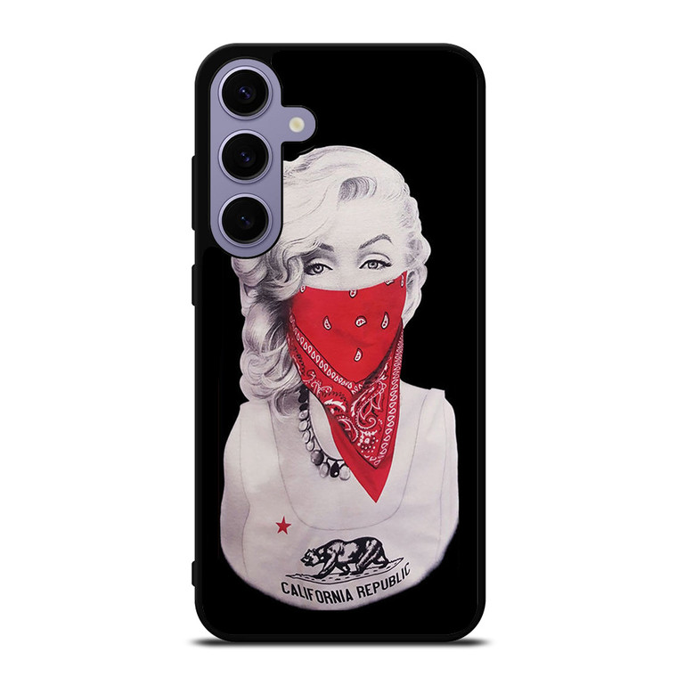 MARILYN MONROE RED BANDANA GANGSTER Samsung Galaxy S24 Plus Case