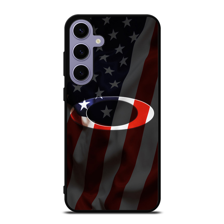 OAKLEY AMERICAN FLAG LOGO EMBOSS Samsung Galaxy S24 Plus Case