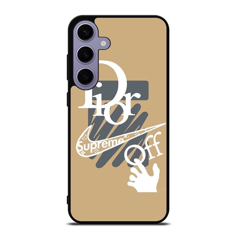OFF WHITE DIOR SUPREME LOGO Samsung Galaxy S24 Plus Case