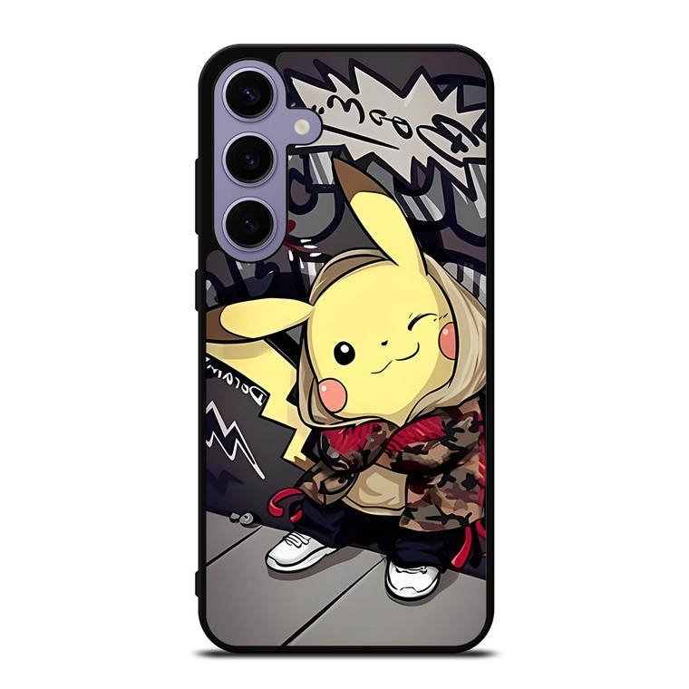 PIKACHU CAMO HOODIE Samsung Galaxy S24 Plus Case