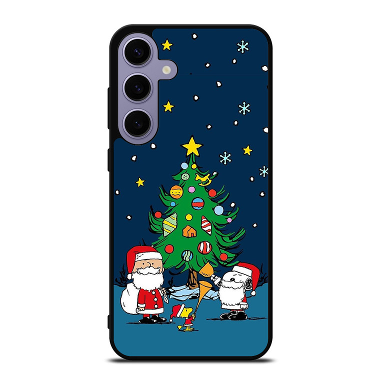 SNOOPY AND SANTA THE PEANUTS Samsung Galaxy S24 Plus Case