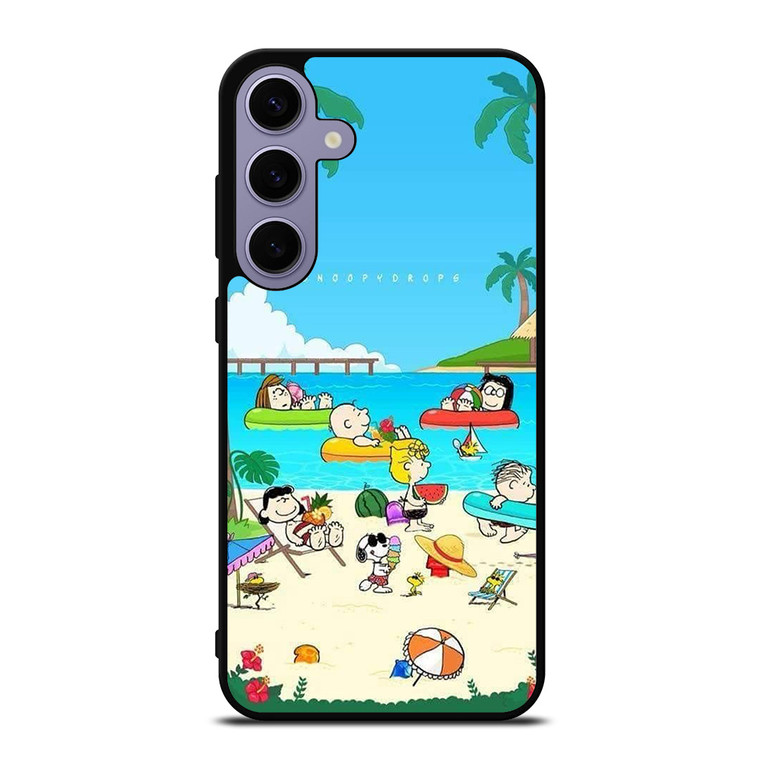 SNOOPY THE PEANUTS BEACH Samsung Galaxy S24 Plus Case