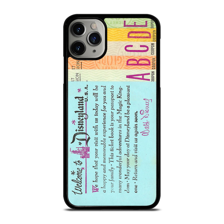 DISNEY WORLD TICKET BOOK iPhone 11 Pro Max Case