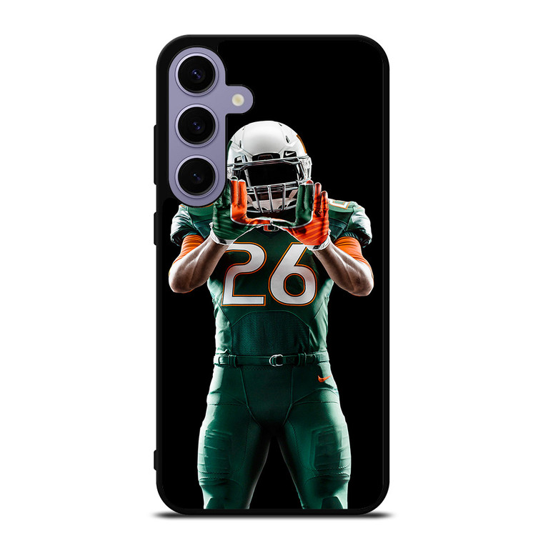 UM MIAMI HURRICANES FOOTBALL Samsung Galaxy S24 Plus Case