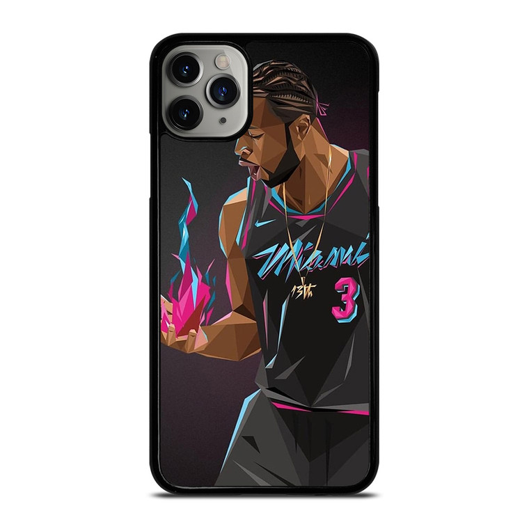 DWYANE WADE MIAMI HEAT ART iPhone 11 Pro Max Case
