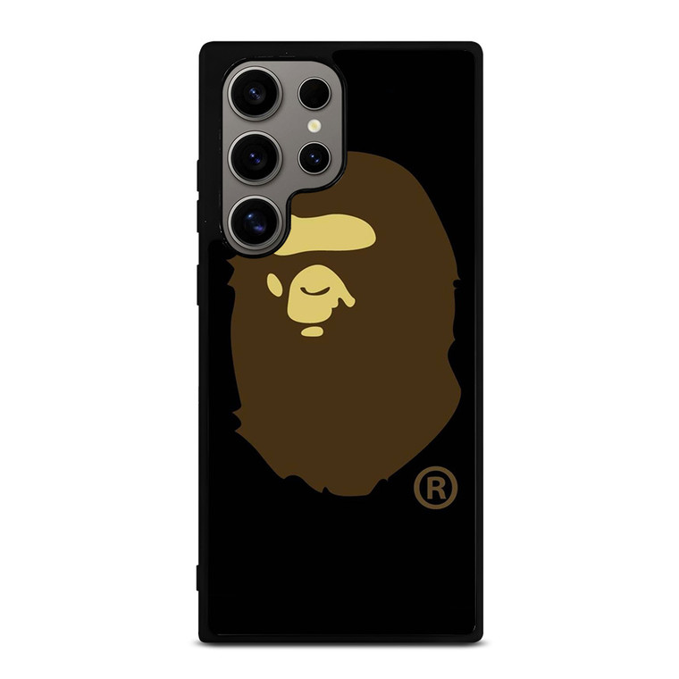 BAPE LOGO BROWN Samsung Galaxy S24 Ultra Case